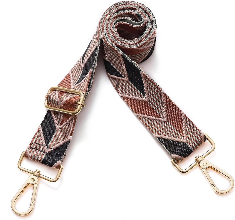 S-Jacorry Purse Strap Replacement Crossbody Wide Shoulder Strap Adjustable Canvas Straps Handbag Strap Replacement Belts - Image 2